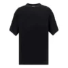 Αθλητικό T-shirt με στρογγυλό λαιμό «Μαύρο» 657059TKV901069