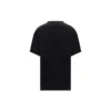 Αθλητικό T-shirt με στρογγυλό λαιμό «Μαύρο» 657059TKV901069