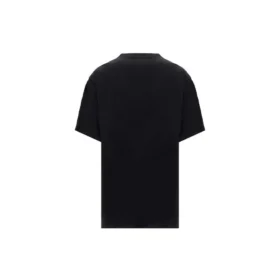 Αθλητικό T-shirt με στρογγυλό λαιμό «Μαύρο» 657059TKV901069