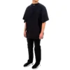 Αθλητικό T-shirt με στρογγυλό λαιμό «Μαύρο» 657059TKV901069