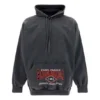B Αυθεντική φούτερ με κουκούλα σε στυλ vintage Oversized “Washed Black” 697879TMVB11000
