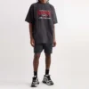 B Αυθεντικό vintage φανελάκι Oversized T-Shirt “Μαύρο” 694576TMVA91000