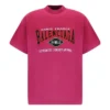 B Αυθεντικό vintage T-shirt Oversized «Ροζ» 694576TMVA95566