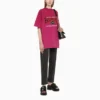 B Αυθεντικό vintage T-shirt Oversized «Ροζ» 694576TMVA95566