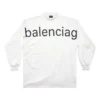 Bal.com Μακρυμάνικο T-shirt Oversized “Λευκό” 739027TOVO19081