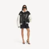 Balenciaga | Μπουφάν varsity σε συνεργασία με την NBA σε μαύρο/λευκό