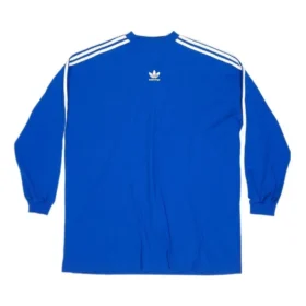 Balenciaga x adidas Μακρυμάνικο T-shirt Oversized “Blue” 728789TNVA65531