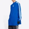 Balenciaga x adidas Μακρυμάνικο T-shirt Oversized “Blue” 728789TNVA65531