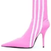 Balenciaga x adidas originals Μποτάκια Knife 110mm «Ροζ» 724073W2ES15090