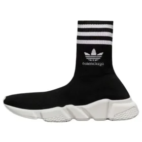 Balenciaga x adidas Originals Speed Sneakers “Black White” 711198WBDV11090