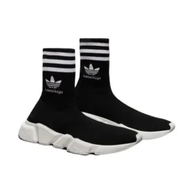 Balenciaga x adidas Originals Speed Sneakers “Black White” 711198WBDV11090