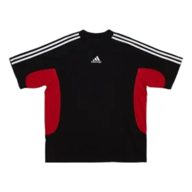 Balenciaga x adidas T-shirt Medium Fit «Black Red» 712401TNVA61003