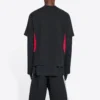 Balenciaga x adidas T-shirt Medium Fit «Black Red» 712401TNVA61003