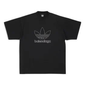 Balenciaga x adidas Trefoil T-shirt «Black White» 723976TNVN81070