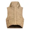Balenciaga x Gucci The Hacker Project Hacker Cocoon Puffer Gilet Vest «Μπεζ» 681884TLO539585