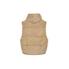 Balenciaga x Gucci The Hacker Project Hacker Cocoon Puffer Gilet Vest «Μπεζ» 681884TLO539585