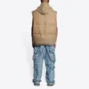 Balenciaga x Gucci The Hacker Project Hacker Cocoon Puffer Gilet Vest «Μπεζ» 681884TLO539585