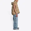 Balenciaga x Gucci The Hacker Project Hacker Cocoon Puffer Gilet Vest «Μπεζ» 681884TLO539585