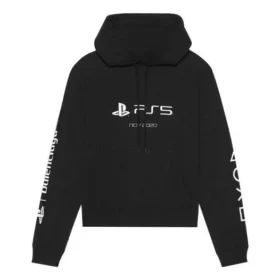 Balenciaga x PlayStation Unisex FW21 με τύπωμα Μαύρο 657034TKVF41070