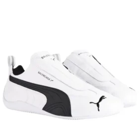 Balenciaga x Puma Speedcat Leather «Λευκό Μαύρο» 847148WSDSB9010