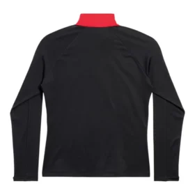 Balenciaga x Puma T-shirt με μισό φερμουάρ “Black Red” 846996TTVB11076
