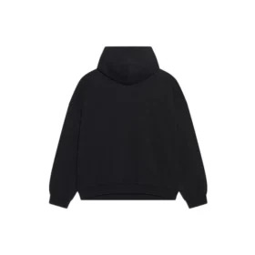 Balenciaga x THE SIMPSONS Φούτερ με κουκούλα από βαμβάκι, φαρδιά γραμμή “Black” 674986TLVG81000