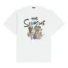 Balenciaga x THE SIMPSONS Υπερμεγέθη βαμβακερό T-shirt «Λευκό» 676589TLVG70901
