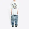 Balenciaga x THE SIMPSONS Υπερμεγέθη βαμβακερό T-shirt «Λευκό» 676589TLVG70901