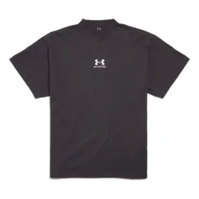 Balenciaga x Under Armour T-shirt, Oversized Fit «Μαύρο-Λευκό» 787349TRVB79034
