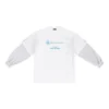 Balenciaga x WFP T-shirt με διπλά μανίκια «Λευκό» 698089TMVL29086