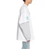 Balenciaga x WFP T-shirt με διπλά μανίκια «Λευκό» 698089TMVL29086