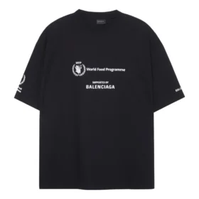 Balenciaga x WFP T-shirt με μεσαία εφαρμογή “Black” 612966TMVL21070