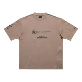 Balenciaga x WFP T-shirt με μέτρια εφαρμογή «Μπεζ» 612966TMVL27761