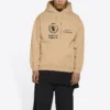 Balenciaga x World Food Programme Φούτερ με κουκούλα μέτριας εφαρμογής “Μπεζ” 600583TJVK49605