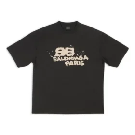 BB Icon T-shirt με χειροποίητο εικονίδιο, μεσαία εφαρμογή, «Μαύρο» 612966TNVN41059