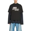 BB Icon T-shirt με χειροποίητο εικονίδιο, μεσαία εφαρμογή, «Μαύρο» 612966TNVN41059