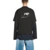 BB Icon T-shirt με χειροποίητο εικονίδιο, μεσαία εφαρμογή, «Μαύρο» 612966TNVN41059