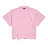 BB Κλασικό κοντό φαρδύ T-shirt Balenciaga «Pink» 783399TQVS85708