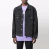 BB Μπουφάν από τζιν με σπρέι, Large Fit “Dark Grey White” 678354TIWA21440
