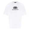 BB Regular Fit T-shirt με πλέξη Interlocked “Λευκό” 578139TEV489044