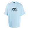 BB Regular Fit T-shirt με πλέξη Interlocked «Light Blue» 578139TGV755840