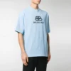 BB Regular Fit T-shirt με πλέξη Interlocked «Light Blue» 578139TGV755840
