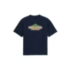 Bonjour Balenciaga Βαμβακερό T-shirt με στρογγυλό λαιμό “Navy” 594579THV608065