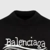 Χειροποίητο T-shirt Balenciaga «Black» 641675TNVE71197