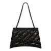 Crush Μεσαία τσάντα με αλυσίδα, καπιτονέ “Black” 716393210IY1000