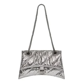 Crush Μικρή τσάντα με αλυσίδα, καπιτονέ “Silver” 716351210IW8110
