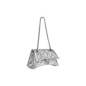 Crush Μικρή τσάντα με αλυσίδα, καπιτονέ “Silver” 716351210IW8110