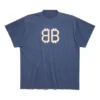 Crypto Oversized T-shirt «Μπλε» 739028TOVU64108