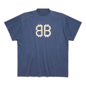 Crypto Oversized T-shirt «Μπλε» 739028TOVU64108