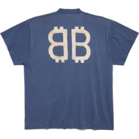 Crypto Oversized T-shirt «Μπλε» 739028TOVU64108